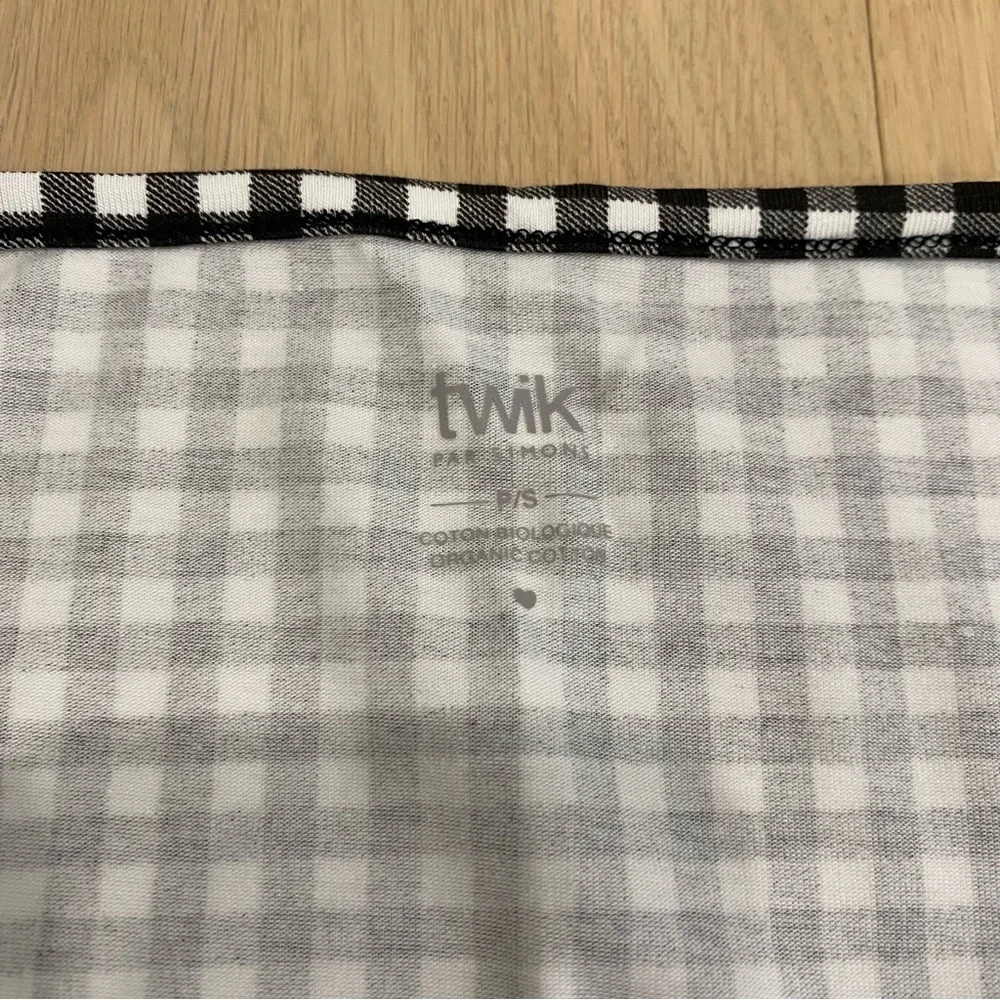 Twik Simons | Black and White Gingham Tank Top 🖤 NWOT - Picture 5 of 5
